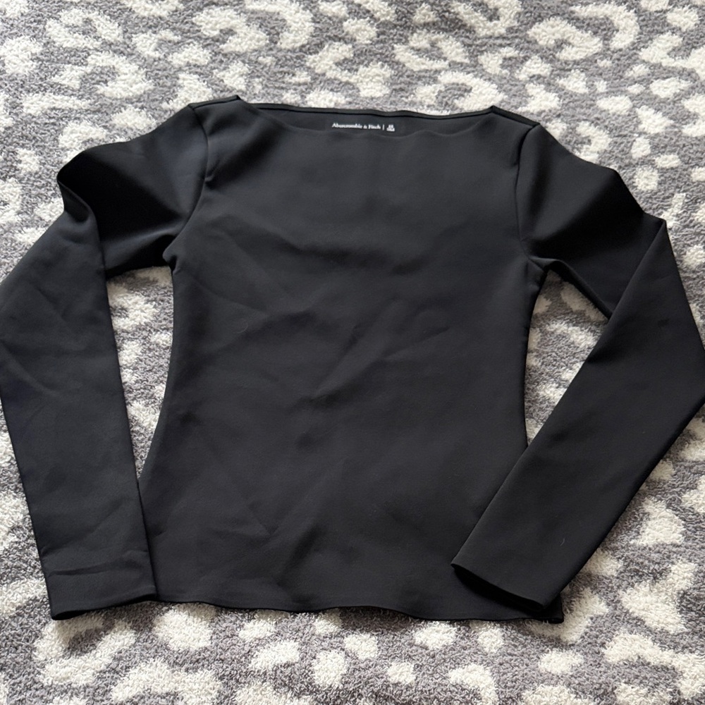 Abercrombie & Fitch Black Long Sleeve Top